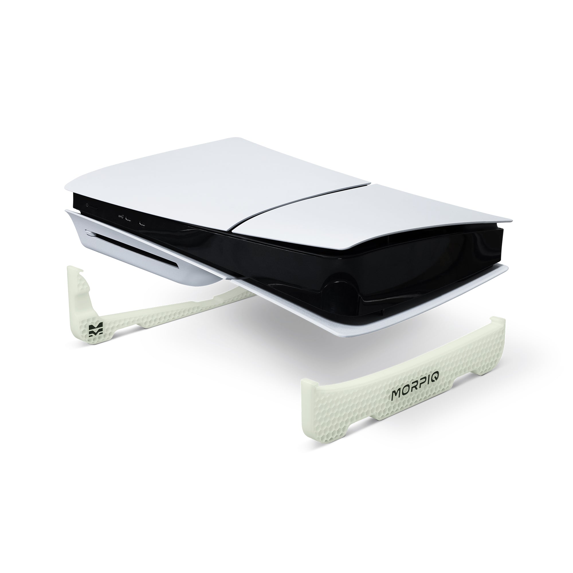 HiveLift Horizontal Stand for PS5 Slim Disc Edition - Glow in the Dark